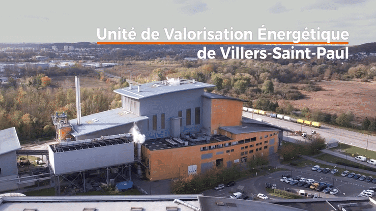 L’Unité de Valorisation Énergétique de Villers-Saint-Paul.